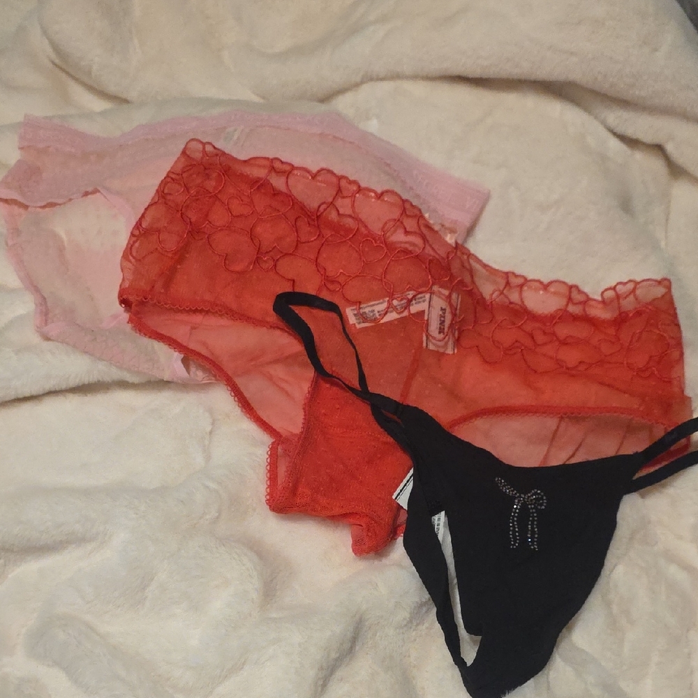 Victorias Secret Lace Panties/thong Nwt Xl